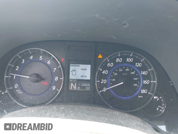 2014 Infiniti QX70 with VIN JN8CS1MW5EM411653, listed as a IAAI auction lot 42690935 with 110,806 mi miles and . Bid and sale history available at DreamBid. Image 7.