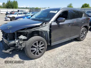 2018 Mazda CX-5 Grand Touring with VIN JM3KFBDM5J0373351, listed as a Copart auction lot 59395945 with Not provided miles and Salvage title. Bid and sale history available at DreamBid. Image 1.