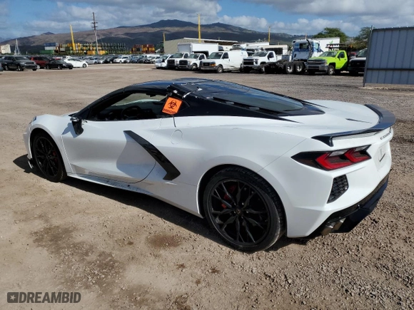 2023 Chevrolet Corvette 1LT with VIN 1G1YA2D40P5138801, listed as a Copart auction lot 86549314 with NaN miles and Salvage Title. Bid and sale history available at carsss.com. Image 2.