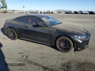 2023 BMW M4 Competition with VIN WBS33AZ09PCL12350, listed as a Copart auction lot 76828464 with 16,545 mi miles and Salvage Title. Bid and sale history available at carsss.com. Image 4.