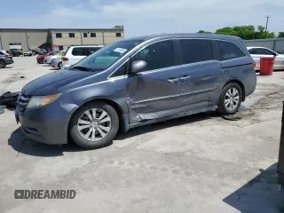 2016 Honda Odyssey EX-L with VIN 5FNRL5H63GB015091, listed as a Copart auction lot 53136355 with Not Provided miles and Salvage Title. Bid and sale history available at DreamBid. Image 1.