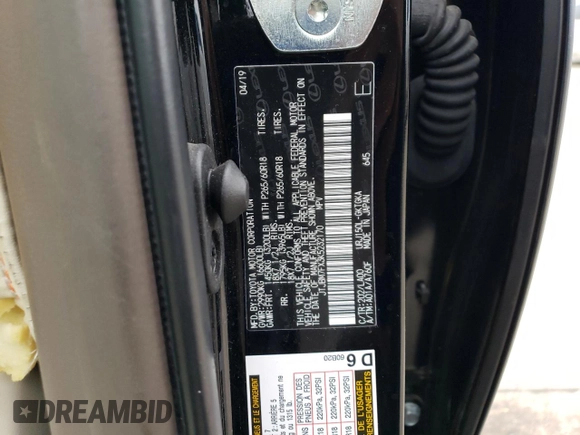 2019 Lexus GX with VIN JTJBM7FX3K5232170, listed as a Copart auction lot 47589303 with 39,550 mi miles. Bid and sale history available at carsss.com. Image 14.