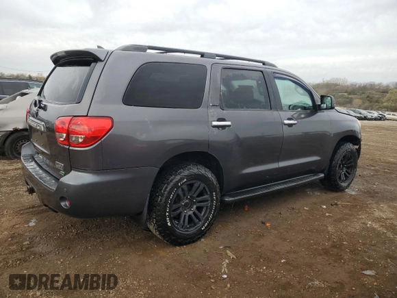 2012 Toyota Sequoia Limited with VIN 5TDJW5G18CS059829, listed as a Copart auction lot 79925664 with 281,249 mi miles and Salvage Title. Bid and sale history available at carsss.com. Image 3.
