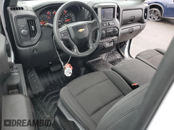 2024 Chevrolet Silverado 1500 Work Truck with VIN 3GCNAAED8RG363871, listed as a Copart auction lot 50422745 with 8,338 mi miles and Clean Title. Bid and sale history available at carsss.com. Image 8.