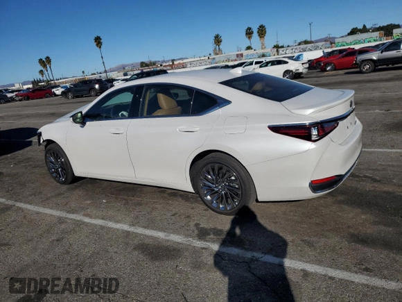 2024 Lexus ES 300h Luxury с VIN 58AEA1C18RU053312, выставлен на аукционе Copart как лот 83362094 с пробегом 1 614 миль миль и Списание • Salvage title. История ставок и продаж доступна на DreamBid. Изображение 2.