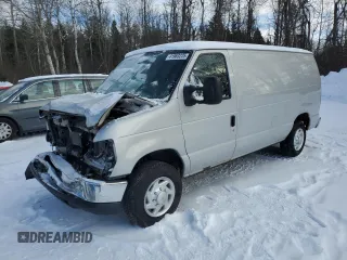 2011 Ford Econoline Cargo Commercial with VIN 1FTNE1EW3BDB00714, listed as a Copart auction lot 41963225 with 338,407 mi miles and Salvage Title. Bid and sale history available at carsss.com. Image 1.