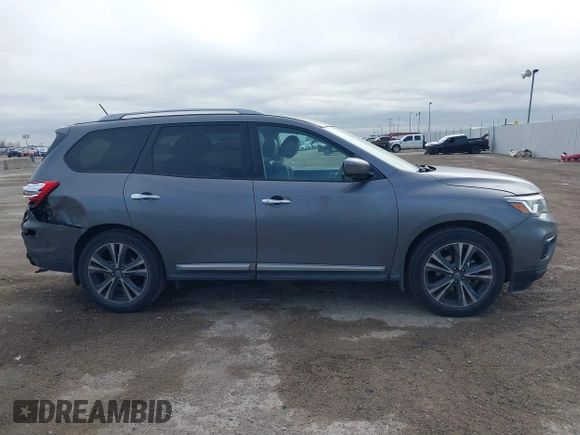 2018 Nissan Pathfinder SL with VIN 5N1DR2MN7JC678216, listed as a IAAI auction lot 41424767 with 94,139 mi miles. Bid and sale history available at carsss.com. Image 13.