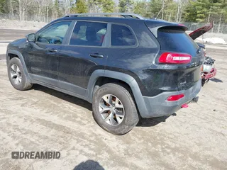 2014 Jeep Cherokee Trailhawk with VIN 1C4PJMBS3EW127749, listed as a IAAI auction lot 41836617 with 207,002 mi miles and . Bid and sale history available at DreamBid. Image 3.
