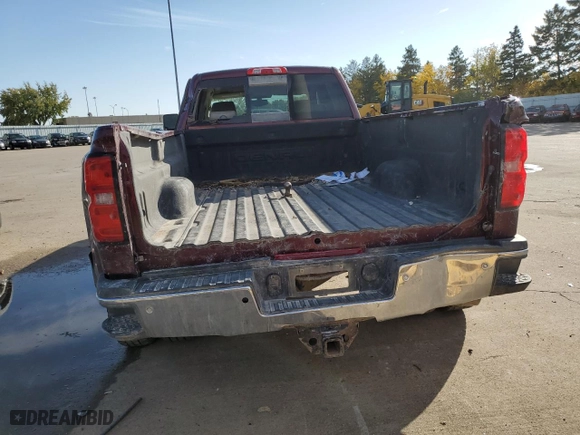 2017 Chevrolet Silverado 3500HD LTZ with VIN 1GC4K0CY3HF129453, listed as a Copart auction lot 77755064 with 0 mi miles and Salvage Title. Bid and sale history available at carsss.com. Image 6.