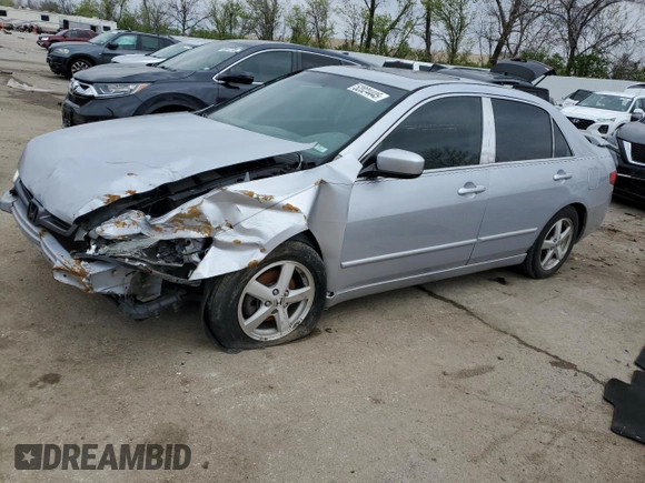 2005 Honda Accord EX with VIN 1HGCM56735A011693, listed as a Copart auction lot 52024445 with 240,754 mi miles and Salvage Title. Bid and sale history available at DreamBid. Image 1.