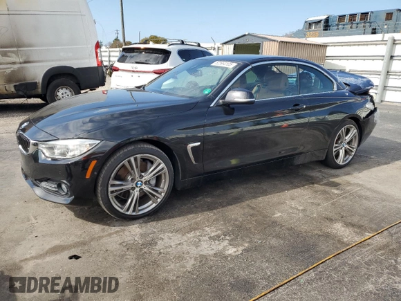 2016 BMW 4 Series 435i with VIN WBA3T3C56G5A41923, listed as a Copart auction lot 52564105 with 40,464 mi miles and Non repairable. Bid and sale history available at DreamBid. Image 1.