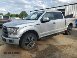 2017 Ford F-150 XL with VIN 1FTEW1EF6HKC22114, listed as a Copart auction lot 60992865 with 100,575 mi miles and Salvage title. Bid and sale history available at DreamBid. Image 1.