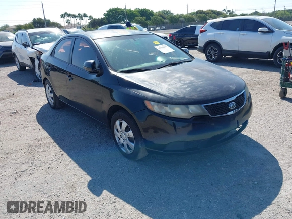 2012 Kia Forte EX with VIN KNAFU4A22C5493299, listed as a IAAI auction lot 41784831 with 218,479 mi miles. Bid and sale history available at carsss.com. Image 1.