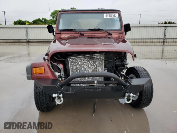 2001 Jeep Wrangler SE with VIN 1J4FA29P71P361442, listed as a Copart auction lot 54950585 with 169,653 mi miles and Clean Title. Bid and sale history available at carsss.com. Image 5.