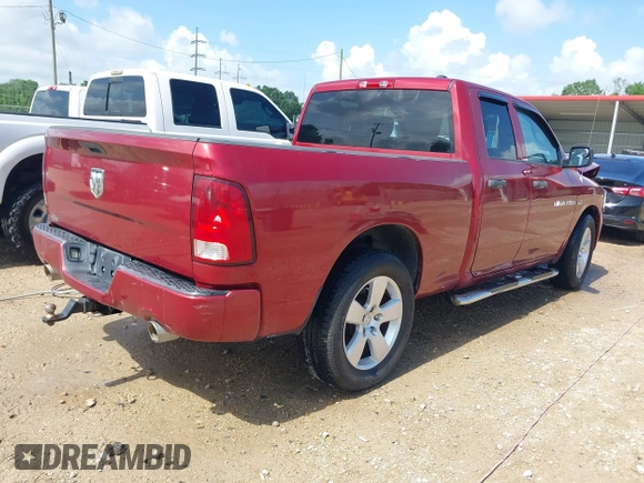 2012 Ram 1500 Express with VIN 1C6RD6FT7CS237486, listed as a IAAI auction lot 42518403 with 114,276 mi miles and . Bid and sale history available at DreamBid. Image 4.