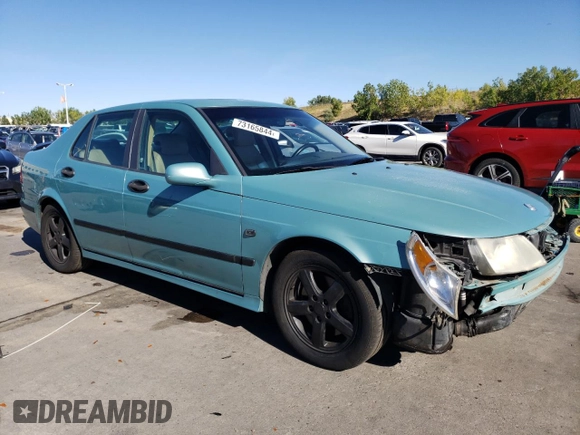 2004 Saab 9-5 Arc with VIN YS3ED49A943003022, listed as a Copart auction lot 73165844 with 172,071 mi miles and Salvage Title. Bid and sale history available at carsss.com. Image 4.