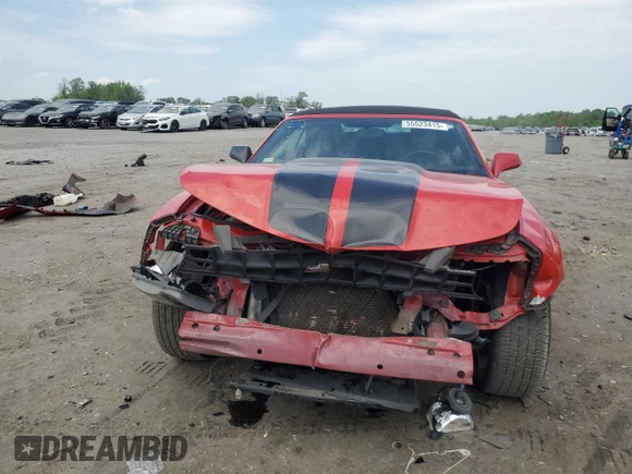 2011 Chevrolet Camaro 1LT with VIN 2G1FB3DD2B9182935, listed as a Copart auction lot 55523415 with 128,580 mi miles and Salvage title. Bid and sale history available at DreamBid. Image 5.