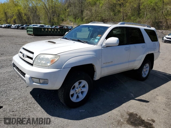 2004 Toyota 4Runner SR5 with VIN JTEBU14R140031254, listed as a Copart auction lot 55042515 with 237,882 mi miles and Clean Title. Bid and sale history available at DreamBid. Image 1.