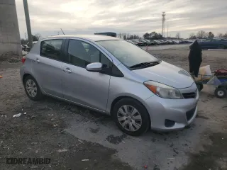 2012 Toyota Yaris L with VIN JTDKTUD37CD537828, listed as a Copart auction lot 86870354 with 161,893 mi miles and Salvage Title. Bid and sale history available at carsss.com. Image 4.