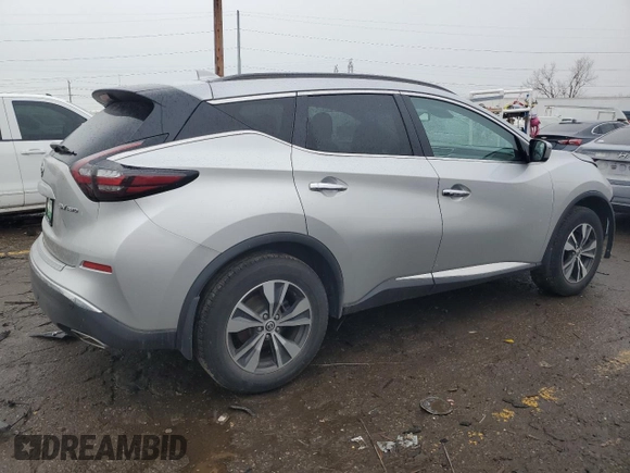 2021 Nissan Murano SV with VIN 5N1AZ2BS6MC104884, listed as a Copart auction lot 47567305 with 36,331 mi miles and Salvage Title. Bid and sale history available at DreamBid. Image 3.