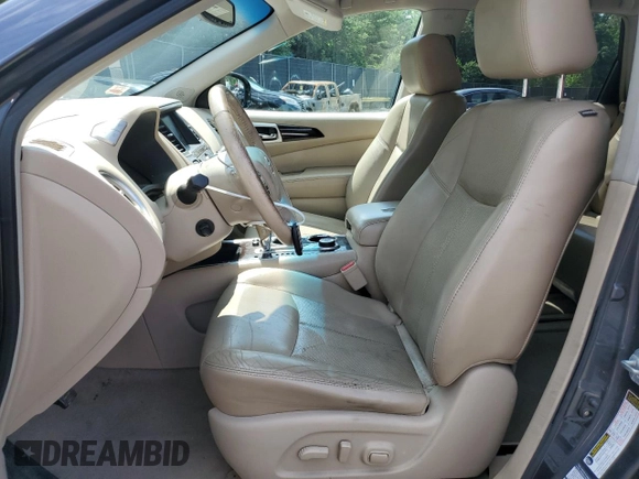 2013 Nissan Pathfinder Platinum with VIN 5N1AR2MM6DC672311, listed as a Copart auction lot 58985895 with 160,552 mi miles and Salvage title. Bid and sale history available at DreamBid. Image 7.
