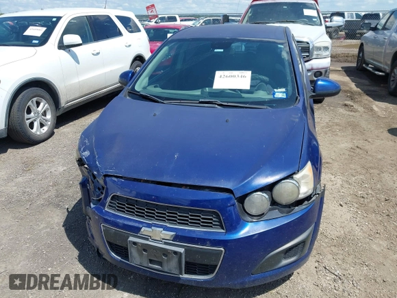 2012 Chevrolet Sonic LT with VIN 1G1JC6SH6C4222680, listed as a IAAI auction lot 42600346 with 82,421 mi miles and . Bid and sale history available at DreamBid. Image 12.