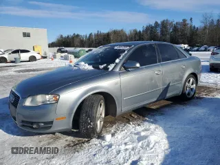 2007 Audi A4 3.2L with VIN WAUDH78E87A232897, listed as a Copart auction lot 88391285 with 273,932 mi miles and Salvage title. Bid and sale history available at DreamBid. Image 1.