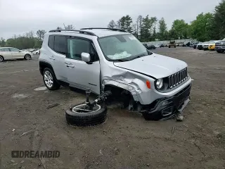 2017 Jeep Renegade Altitude with VIN ZACCJBBB0HPE84035, listed as a Copart auction lot 57789515 with 53,458 mi miles and Salvage title. Bid and sale history available at DreamBid. Image 15.