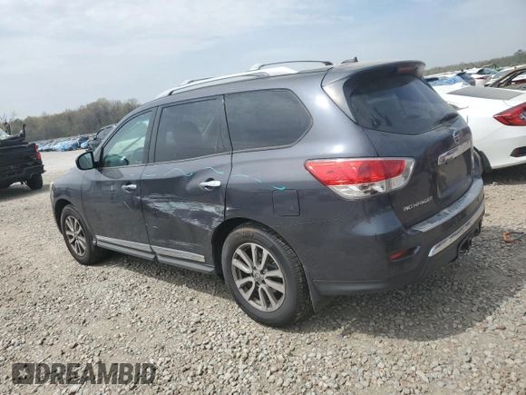 2014 Nissan Pathfinder SV with VIN 5N1AR2MM8EC722191, listed as a Copart auction lot 50020265 with 137,938 mi miles and Salvage Title. Bid and sale history available at carsss.com. Image 2.