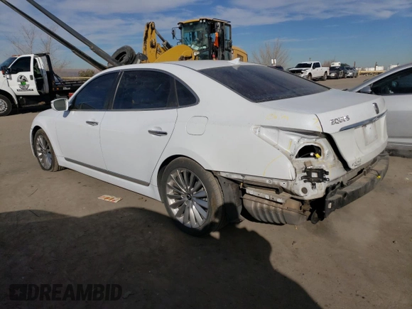 2014 Hyundai Equus Ultimate z VIN KMHGH4JH5EU089627, wystawiony jako Copart lot #88959255 z przebiegiem 77 453 mil mil oraz Szkoda całkowita • Salvage title. Historia ofert i sprzedaży dostępna na DreamBid. Obrazek 2.