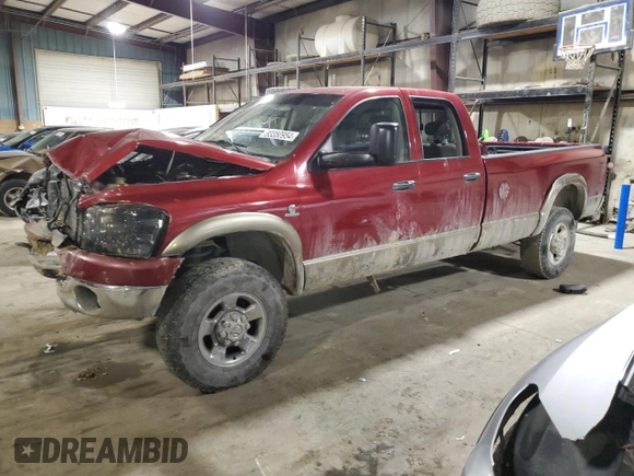 2008 Dodge Ram 3500 SLT with VIN 3D7MX38A68G195272, listed as a Copart auction lot 83350954 with 0 mi miles and Salvage Title. Bid and sale history available at carsss.com. Image 1.