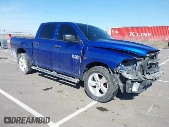 2015 Ram 1500 Express z VIN 1C6RR7KTXFS600736, wystawiony jako IAAI lot #41930522 z przebiegiem 79 805 mil mil oraz . Historia ofert i sprzedaży dostępna na DreamBid. Obrazek 1.