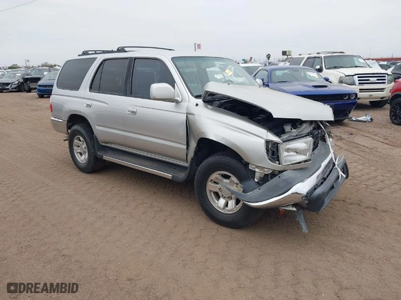 2002 Toyota 4Runner SR5 with VIN JT3GN86R020250964, listed as a IAAI auction lot 41588629 with 1 mi miles. Bid and sale history available at carsss.com. Image 1.