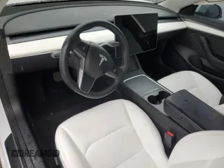 2023 Tesla Model 3 with VIN 5YJ3E1EA8PF477857, listed as a Copart auction lot 44958805 with 0 mi miles and Salvage Title. Bid and sale history available at carsss.com. Image 8.