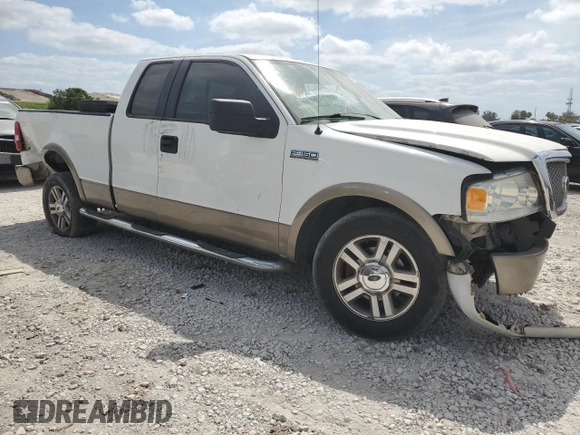 2006 Ford F-150 XLT with VIN 1FTPX12556KB94921, listed as a Copart auction lot 53931855 with 88,333 mi miles and Salvage title. Bid and sale history available at DreamBid. Image 4.