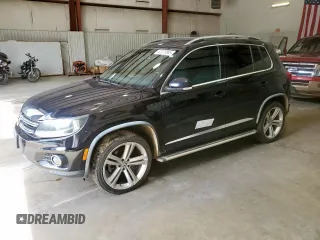 2016 Volkswagen Tiguan S with VIN WVGBV7AX1GW009095, listed as a Copart auction lot 62373865 with 197,792 mi miles and Salvage title. Bid and sale history available at DreamBid. Image 1.