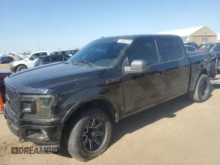 2018 Ford F-150 XL with VIN 1FTEW1EPXJFC53437, listed as a Copart auction lot 59896395 with 65,502 mi miles and Salvage title. Bid and sale history available at DreamBid. Image 1.