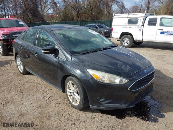 2015 Ford Focus SE with VIN 1FADP3F20FL296173, listed as a IAAI auction lot 41899632 with 136,572 mi miles. Bid and sale history available at carsss.com. Image 1.
