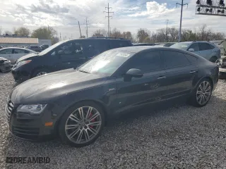 2015 Audi A7 3.0 Premium Plus with VIN WAUWGAFC1FN003267, listed as a Copart auction lot 77549394 with 100,431 mi miles and Salvage Title. Bid and sale history available at carsss.com. Image 1.