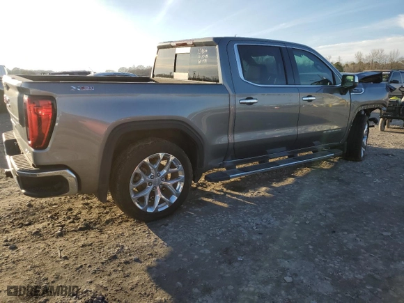 2020 GMC Sierra 1500 SLT with VIN 3GTU9DED0LG135313, listed as a Copart auction lot 81136554 with 71,702 mi miles and Salvage Title. Bid and sale history available at carsss.com. Image 3.