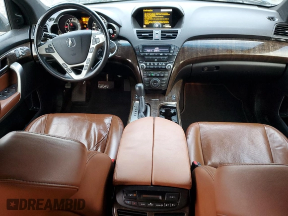 2013 Acura MDX Advance with VIN 2HNYD2H89DH503101, listed as a Copart auction lot 45229545 with 132,084 mi miles and Salvage Title. Bid and sale history available at DreamBid. Image 8.