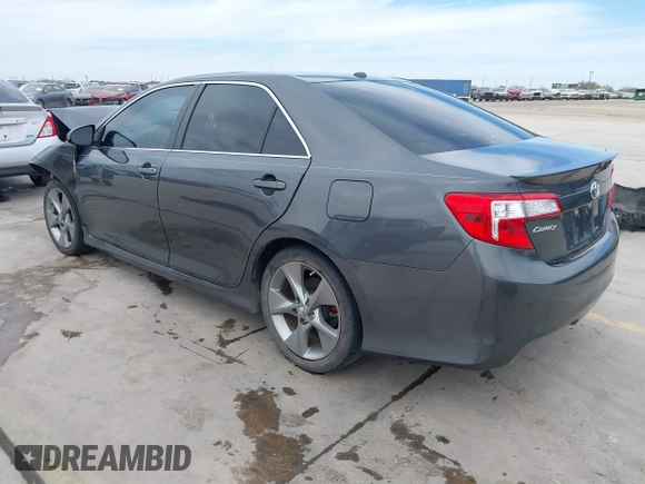 2012 Toyota Camry SE with VIN 4T1BK1FK2CU004349, listed as a IAAI auction lot 41814785 with 110,134 mi miles. Bid and sale history available at carsss.com. Image 3.
