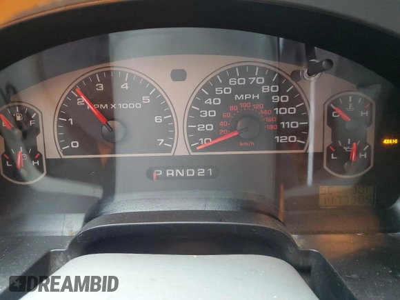 2008 Ford F-150 XLT with VIN 1FTPX14528FA81047, listed as a Copart auction lot 44082435 with 147,738 mi miles and Clean Title. Bid and sale history available at carsss.com. Image 9.