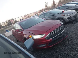 2017 Ford Fusion Energi SE with VIN 3FA6P0PU3HR277659, listed as a IAAI auction lot 41297011 with 119,244 mi miles. Bid and sale history available at carsss.com. Image 1.