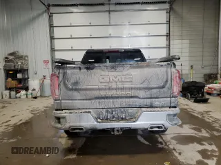 2021 GMC Sierra 1500 SLT with VIN 1GTU9DET9MZ317228, listed as a Copart auction lot 44962005 with 97,980 mi miles and Salvage title. Bid and sale history available at DreamBid. Image 6.