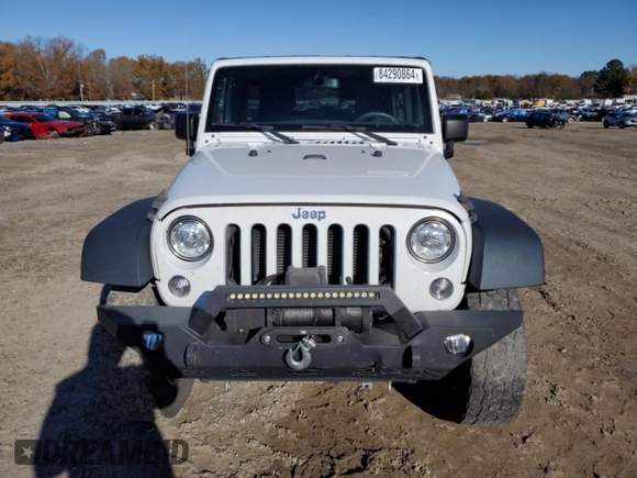 2018 Jeep Wrangler JK Unlimited Sport S with VIN 1C4BJWDG2JL879078, listed as a Copart auction lot 84290864 with 24,457 mi miles and Salvage Title. Bid and sale history available at carsss.com. Image 5.