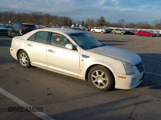 2008 Cadillac STS AWD w/1SB with VIN 1G6DD67V380133537, listed as a IAAI auction lot 41457129 with Not Provided miles. Bid and sale history available at carsss.com. Image 1.