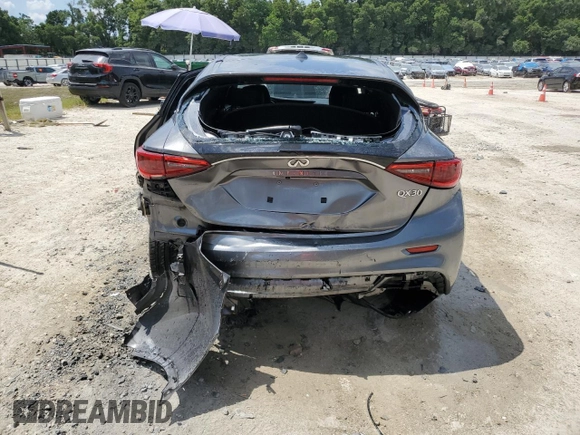 2018 Infiniti QX30 ESSENTIAL with VIN SJKCH5CP2JA053125, listed as a Copart auction lot 57864314 with 65,788 mi miles and Non Repairable. Bid and sale history available at carsss.com. Image 6.