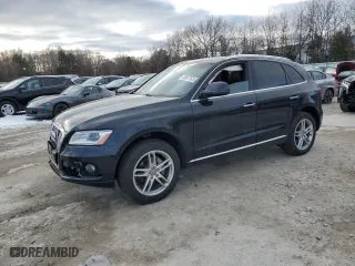 2017 Audi Q5 Premium with VIN WA1C2AFP4HA090416, listed as a Copart auction lot 88977525 with 0 mi miles and Salvage Title. Bid and sale history available at carsss.com. Image 1.