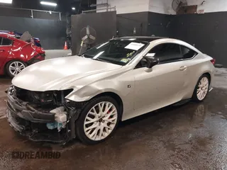 2016 Lexus RC 300 with VIN JTHSM5BC6G5000114, listed as a IAAI auction lot 41608559 with 156,692 mi miles. Bid and sale history available at carsss.com. Image 2.
